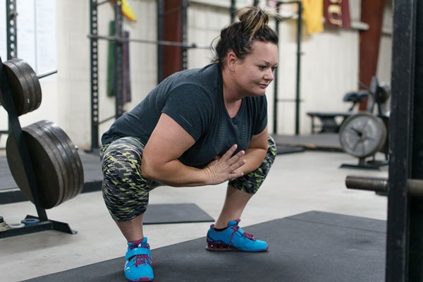 warming up the squat