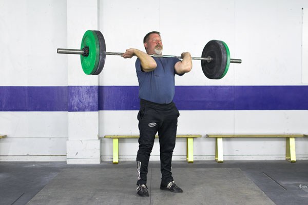 Power clean deals stance