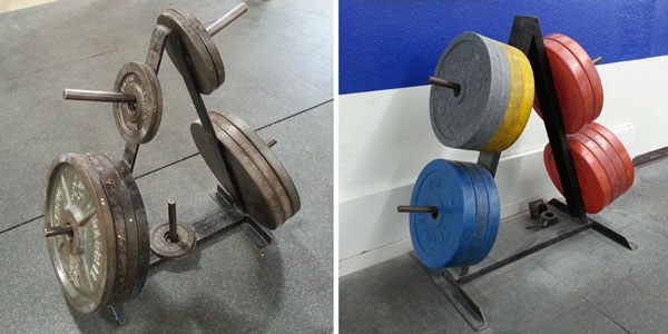 iron plates and bumper plates