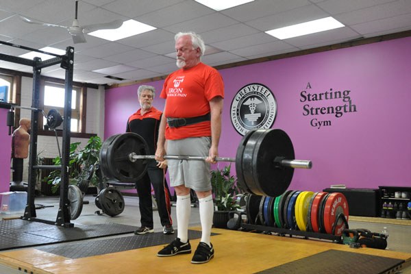 70 yo carson deadlifting 315