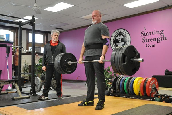 55-year-old Frank 405 deadlift