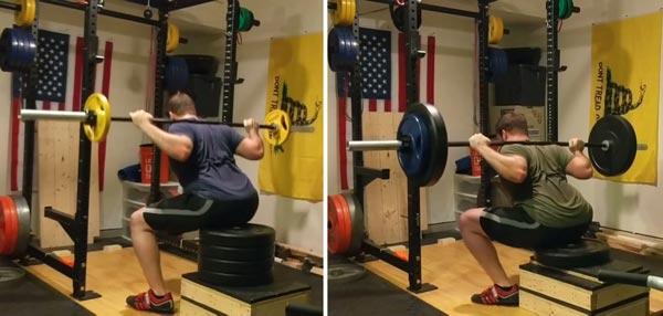 squatting progression to box