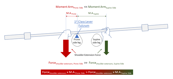 effect of the moment arm in the class 1 lever