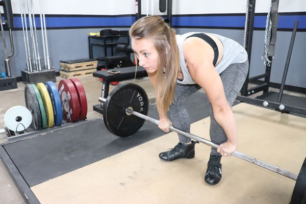 Unset Grip and Back at start of deadlift