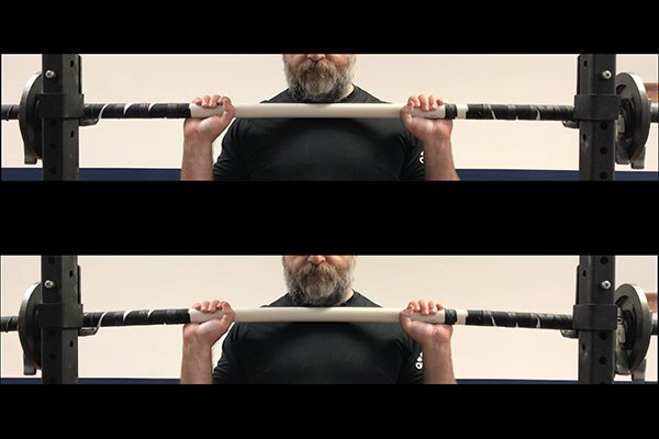 pvc pipe used as a light bar shows bending with load