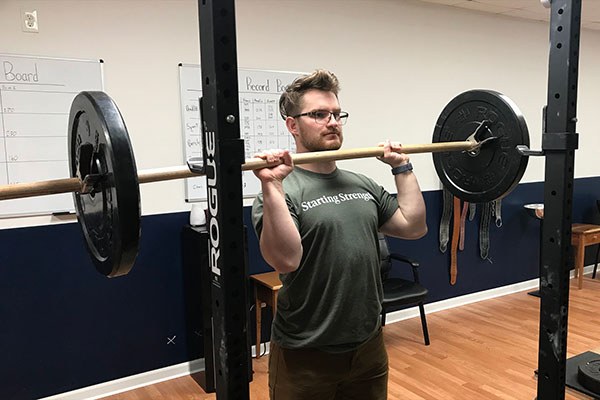using a red oak bar for a 52 lb press