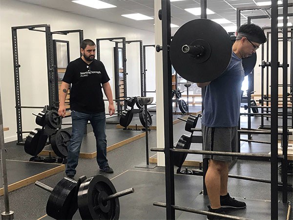 daniel coaching at starting strength plano