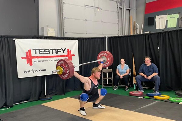 chris charvat catch position for the snatch