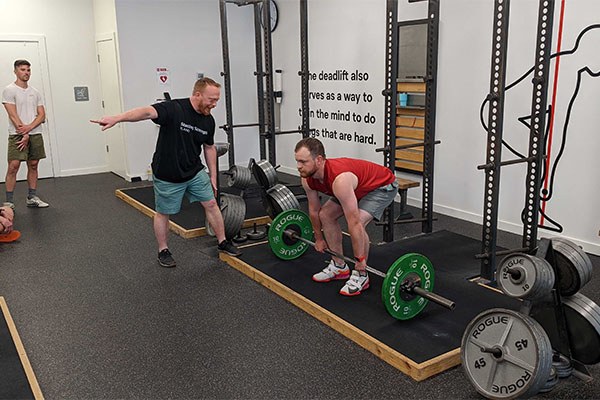 apprentices visited starting strength houston to prepare for the starting strength seminar