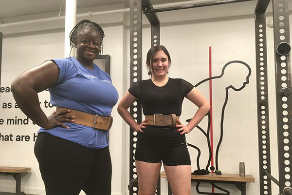 kimya and marin at starting strength boston