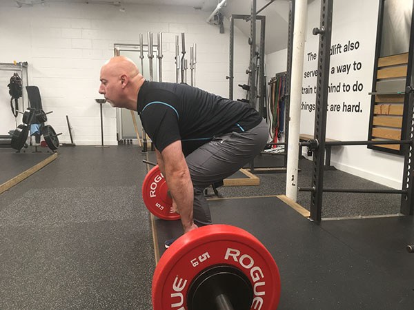 starting strength boston's newest member working on deadlift form