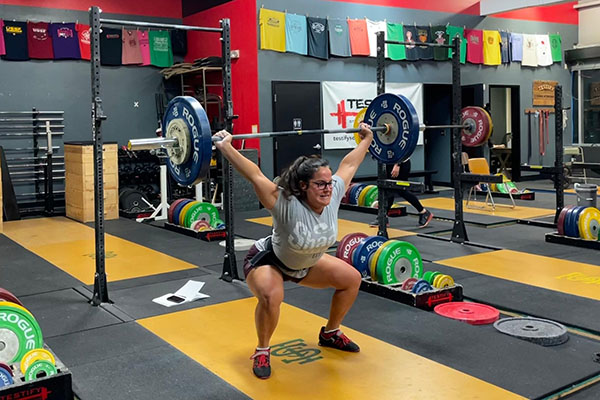 christine snatches 65 kg at testify strength and conditioning