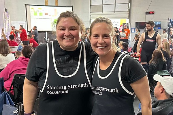starting strength columbus members after completing prs at a uspa meet