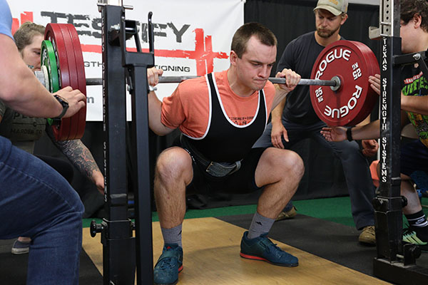 gage randall 196 kg squat