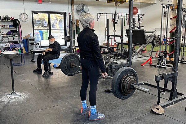 marth pulls a pr at fivex3 training