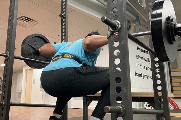 mahesh squats 240 for a triple