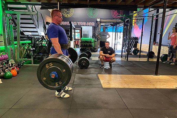 terry locks out 180 kg deadlifts at the starting strength camp