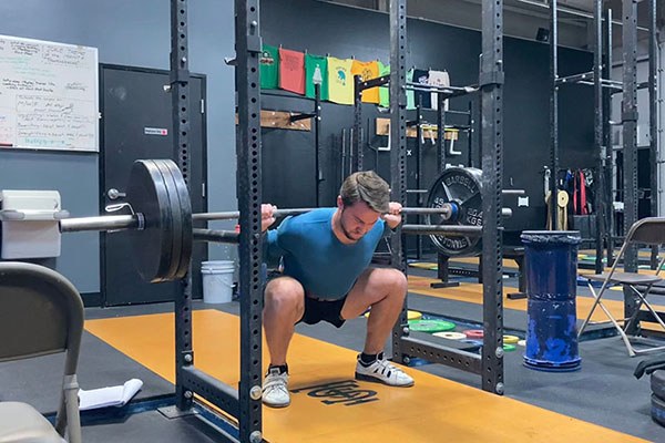 jc squats three plates at testify strength and conditioning in omaha