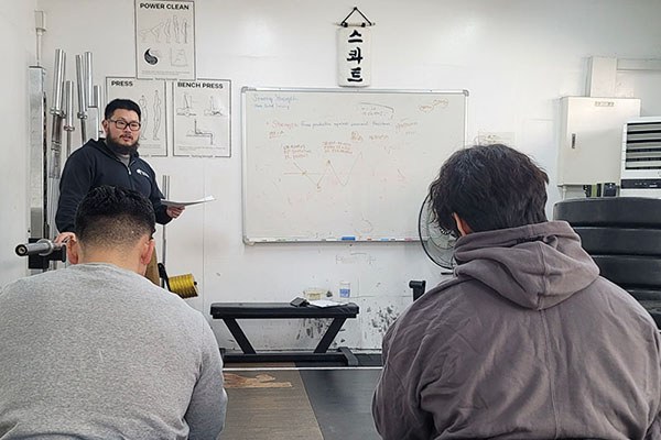 inhyuk eun explains the stress-recovery-adaptation process at the seoul training camp