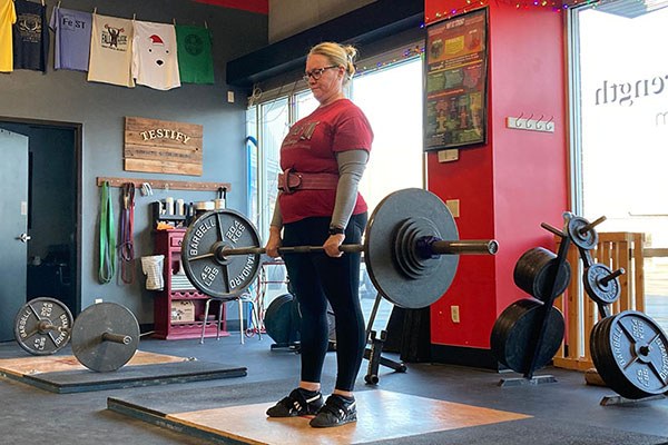 jill pulls 172.5 at testify strength and conditioning