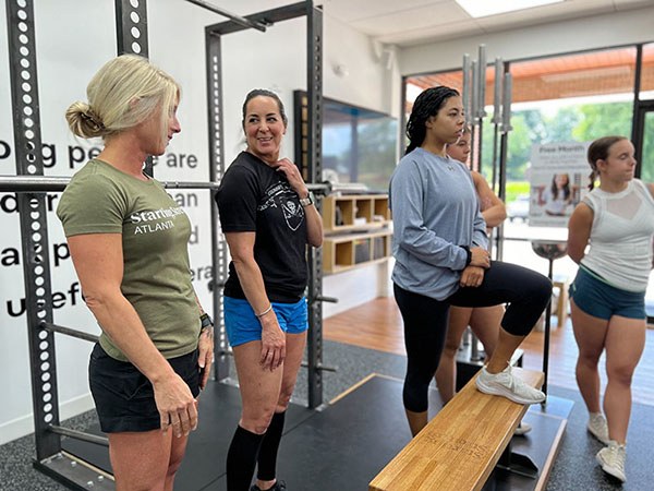 group of lifters at a starting strength training camp in atlanta