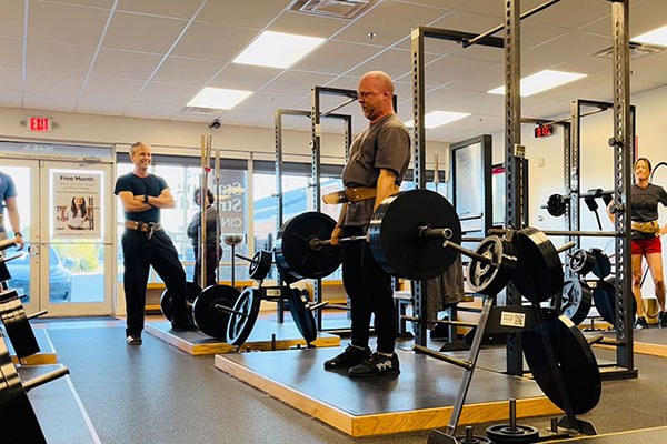 rick locks out a 405 deadlift