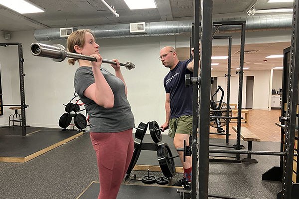 stephen teaches the press at starting strength boston