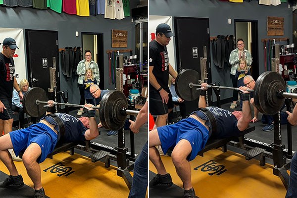 jeremiah benching 305