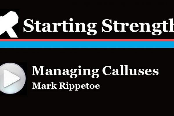 strength training managing calluses