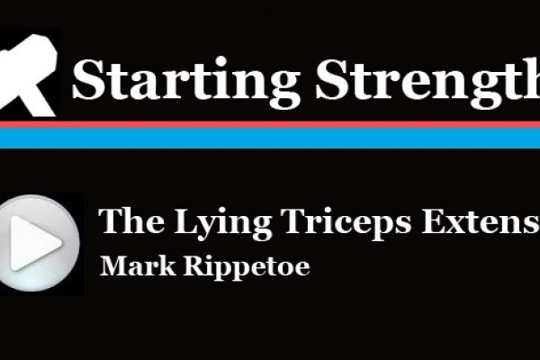 lying triceps extension instructions