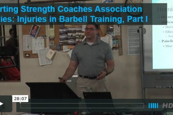 injuries barbell training presentation