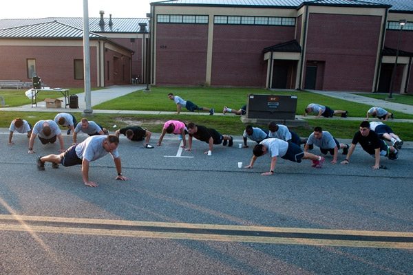 team push-ups