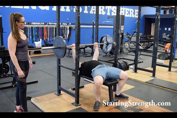 Niki Sims explains basic bench press safety