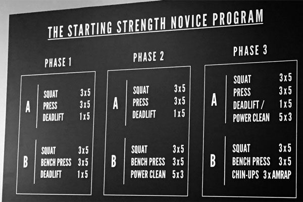 starting strength programming