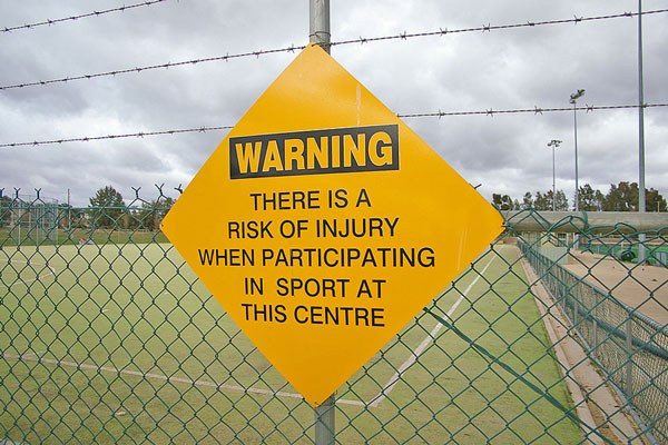 sports injury warning