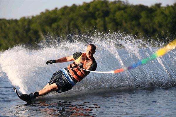 doug waterskiing