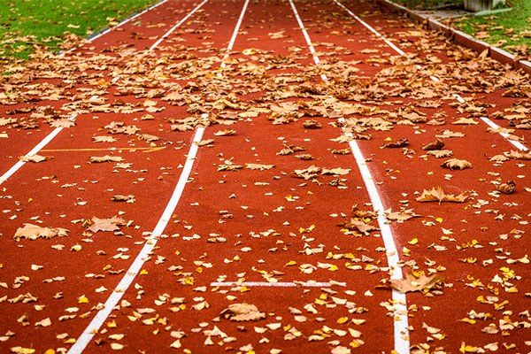 empty track