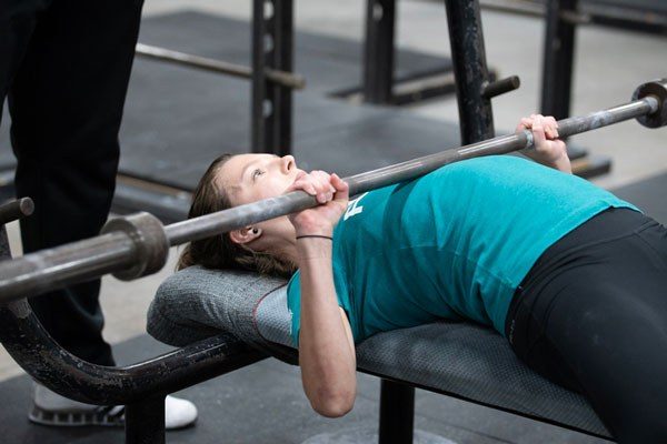 bench press unweighted bar