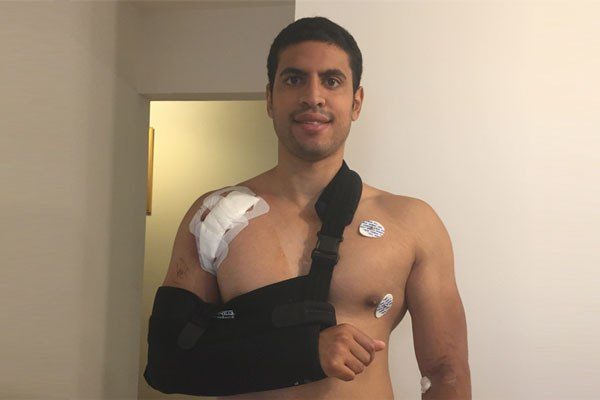 mark barroso after pec tendon repair surgery