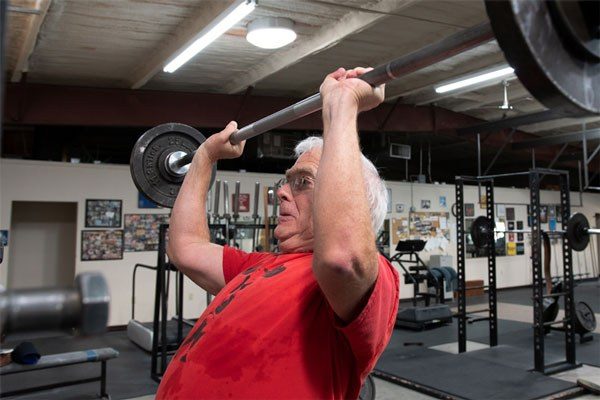 barbell press training