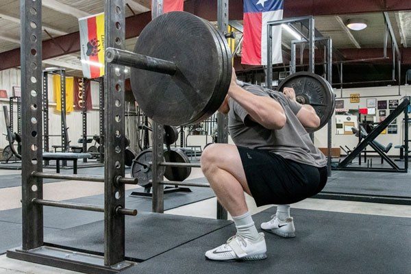 squat with excess squat depth