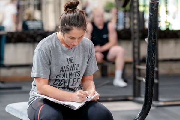 resting between sets