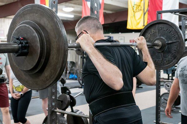 barbell squat for strength and mass