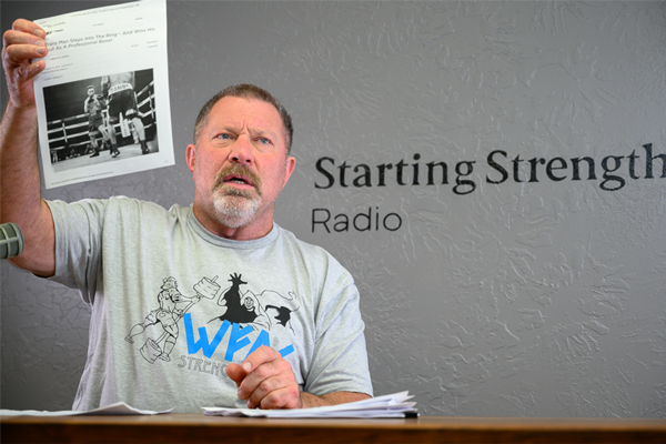 mark rippetoe in the studio for starting strength radio