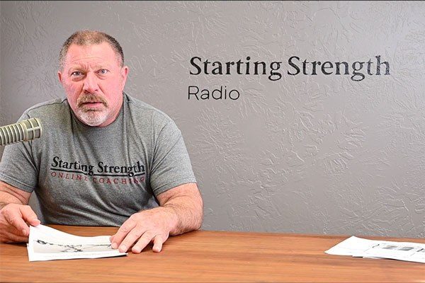 rip prepped for episode 4 of starting strength radio