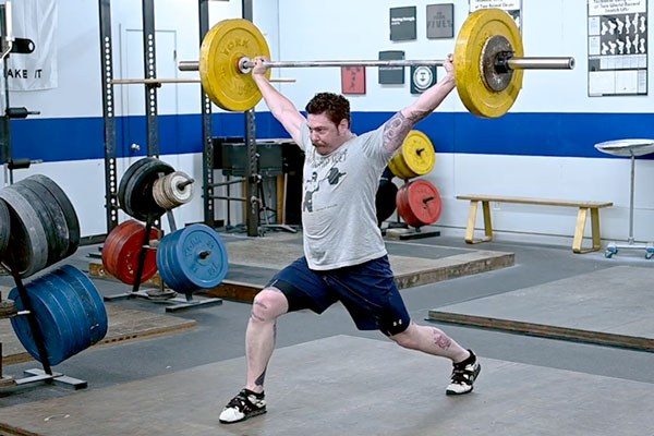 racking the split snatch