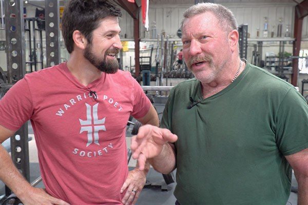 john lovell and mark rippetoe at the gym