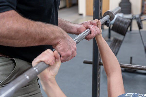 bench press handoff