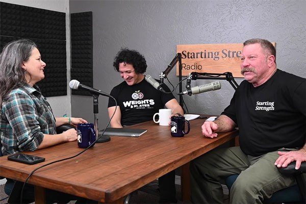 stef bradford robert santana mark rippetoe starting strength radio studio