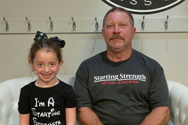 starting strength kid tori with mark rippetoe